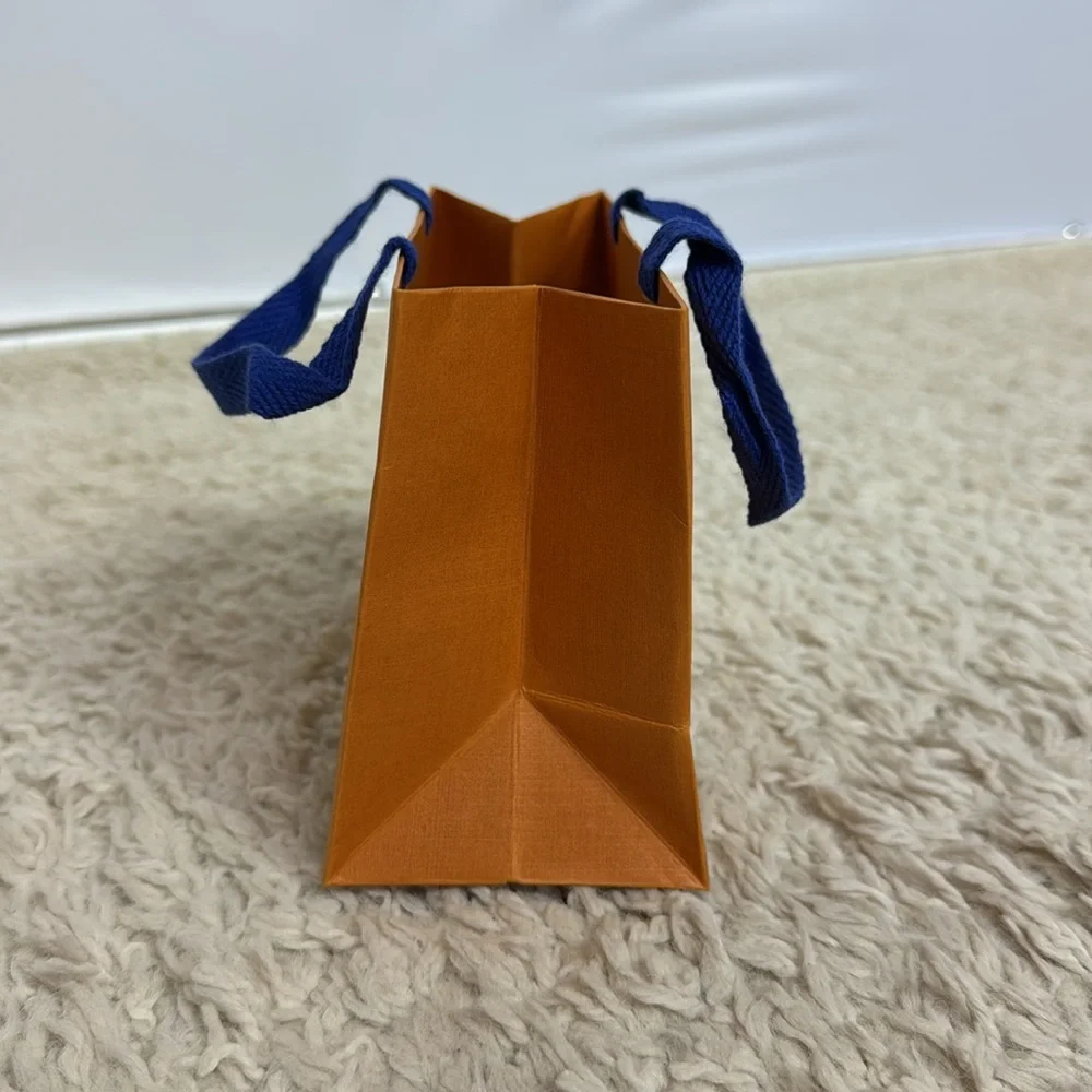 Louis Vuitton Orange Black Logo Mini Shopping Bag‎